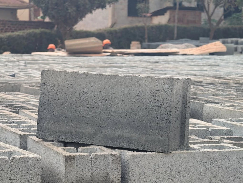 BOKSWA three-core hollow concrete block