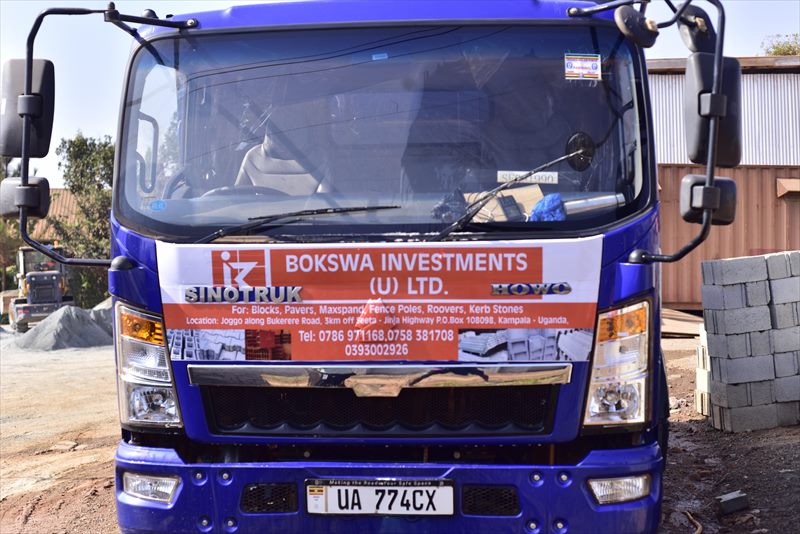 BOKSWA delivery truck dispatching concrete products